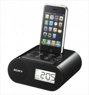 iPod/iPhone 鬧鐘收音機揚聲器